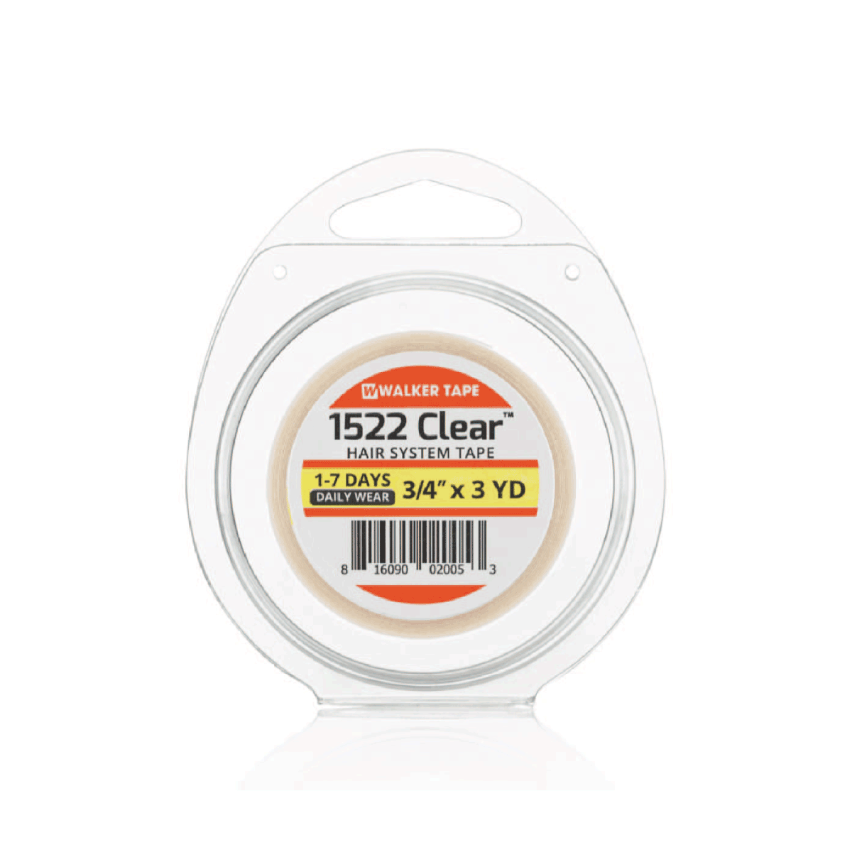 1522 CLEAR - 3/4" X 3 YDS, ROLL - Click Image to Close