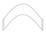 AA: Contour Strips-White Hairpiece Tape (3M Clear)