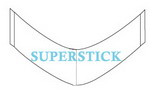 SUPERSTICK Hairpiece Tape (Contour A; 1 Pack of 36 Strips)