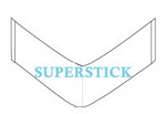 SUPERSTICK Hairpiece Tape (Contour B; 1 Pack of 36 Strips)