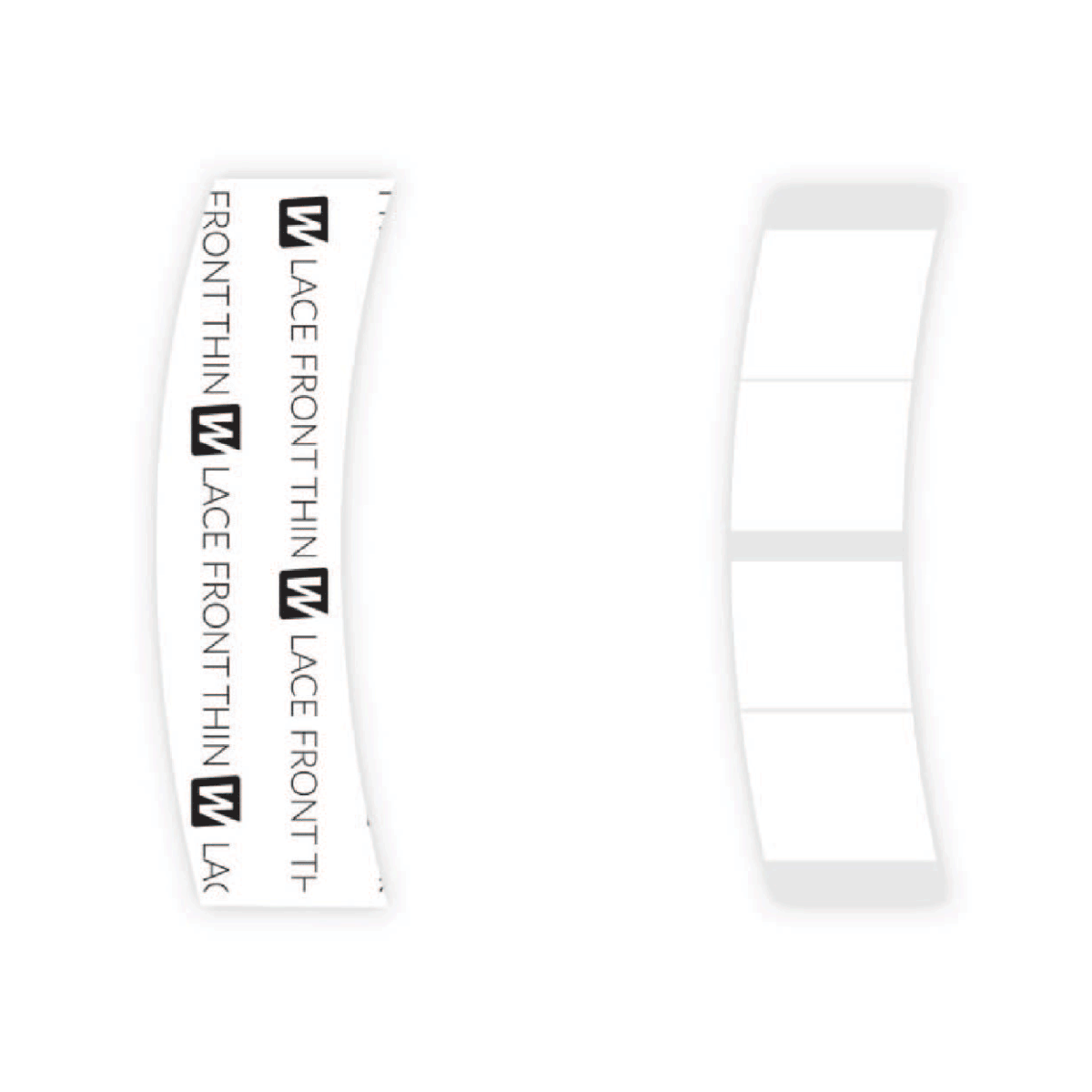 LACE FRONT THIN - MINIS, 72PC/BAG LACE FRONT THIN - MINIS, 72PC/BAG