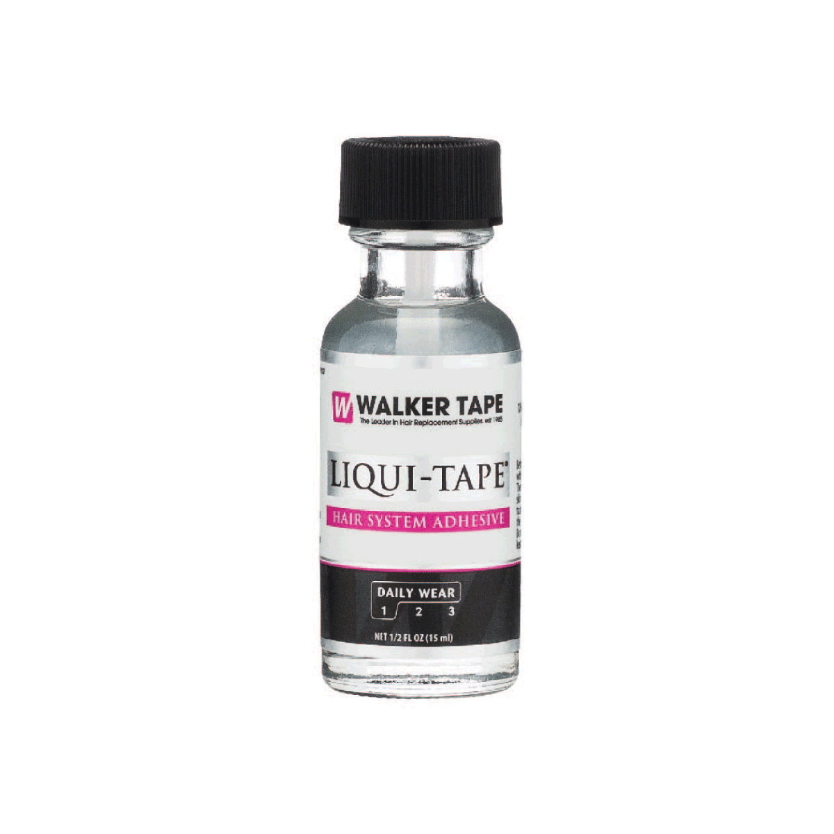 Walker Liqui-Tape Brush-On Hairpiece Adhesive 1/2 oz Walker Liqui-Tape Brush-On Hairpiece Adhesive 1/2 oz