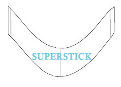 SUPERSTICK Hairpiece Tape (Contour AA; 1 Pack of 36 Strips)